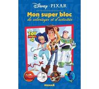 Mon Super Bloc De Coloriages Et D'activités Disney Pixar