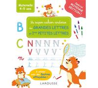 Larousse – Mon super cahier ardoise Moyenne Section – grandes lettres, premières petites lettres