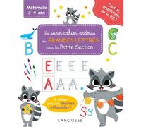 Collectif – Mon super cahier ardoise Petite Section – Grandes lettres – Broché