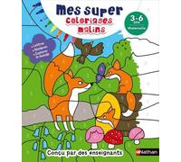 Mon super coloriages malins 3-6 ans - Mariana Vidal - Nathan - broché - Scolaire / Universitaire