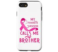 Mon survivant préféré m'appelle frère, sœur atteinte du Cancer du Sein Coque pour iPhone SE (2020) / 7/8