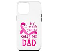 Mon survivant préféré m'appelle Papa Cancer du Sein Père Coque pour iPhone 12 Pro Max