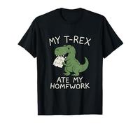Mon T-Rex a mangé Mes devoirs Graphisme Amusant de Dino T-Shirt