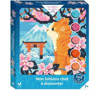 Mon tableau chat à diamanter - coffret avec accessoires - Ophélie Ortal - Deux Coqs D'or - Coffret - Jeux livres objets