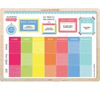 Mon tableau J'organise ma semaine - - Steffie BIDET - Auzou Philippe Eds - Papeterie