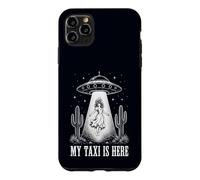 Mon Taxi est Ici drôle OVNI Enlèvement Extraterrestre Désert Introverti Coque pour iPhone 11 Pro Max