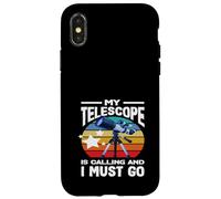 Mon télescope qualifie l'astronomie d'observation des étoiles de rétro Coque pour iPhone X/XS