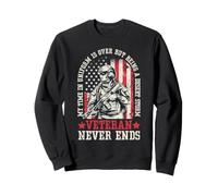 Mon Temps en Uniforme est terminé, mais en Tant Que vétéran de la tempête du désert Sweatshirt