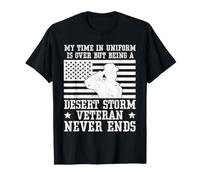 Mon Temps en Uniforme est terminé, mais en Tant Que vétéran de la tempête du désert T-Shirt