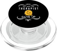 Mon thérapeute a abandonné Face Melting Graphic Funny PopSockets PopGrip pour MagSafe