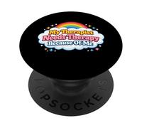 Mon thérapeute a Besoin d'une thérapie à Cause de Moi PopSockets PopGrip Adhésif