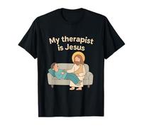 Mon thérapeute est Jésus Christian Faith Graphic T-Shirt