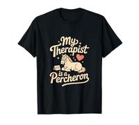 Mon thérapeute est Un Cheval Percheron T-Shirt