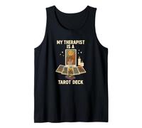 Mon thérapeute est Une sorcière drôle avec Un Jeu de Tarot Débardeur