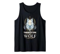 Mon Theriotype Est Un Loup Lune Celeste Débardeur