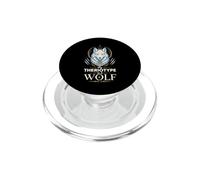 Mon Theriotype Est Un Loup Lune Celeste PopSockets PopGrip pour MagSafe