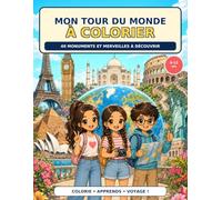 MON TOUR DU MONDE À COLORIER