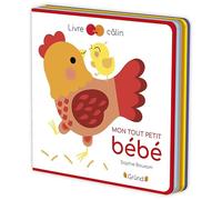 Sophie Bouxom – Mon tout petit bébé – Livre tout-carton feutrine à toucher – Cartonné