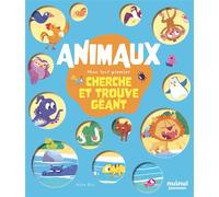 Mon tout premier Cherche et Trouve Géant - Animaux - Alice Risi - Nuinui Jeunesse - cartonné - Livre-jeu