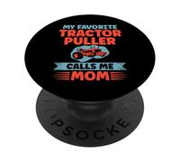 Mon tracteur préféré m'appelle Mom Tractor Pulling PopSockets PopGrip Adhésif