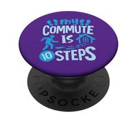 Mon Trajet est de 10 étapes PopSockets PopGrip Adhésif
