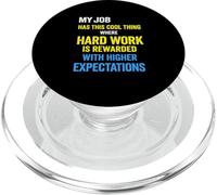 Mon Travail a ce Truc Cool où Le Dur labeur est récompensé PopSockets PopGrip pour MagSafe