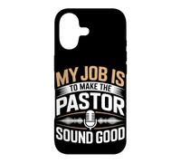 Mon Travail consiste à Faire de Pastor Sound Un Bon ingénieur du Son Coque pour iPhone 17