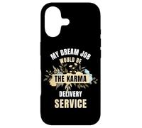 Mon Travail de rêve Serait Le Service de Livraison de Karma Coque pour iPhone 17