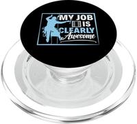 Mon Travail Est Clairement Génial - Nettoyeur De Fenêtres PopSockets PopGrip pour MagSafe