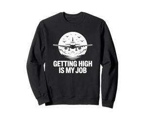 Mon Travail est de me Planer - Funny Pilot Sweatshirt