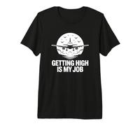 Mon Travail est de me Planer - Funny Pilot T-Shirt Haut de Gamme