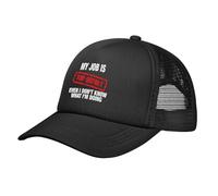 Mon Travail Est Top Secret, Même Moi Je Ne Sais Pas Ce Que Je Fais Bonnet De Golf Vintage Casquettes Confortable Chapeau Hommes pour Golf Extérieur Homme