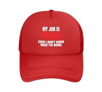 Mon Travail Est Top Secret. Même Moi, Je Ne Sais Pas Ce Que Je Fais. Unisexe Casquette Trucker Soft Baseball Cap Réglable Casquette De Baseball pour Golf Sport Running