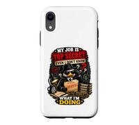 Mon Travail est Top Secret même si Je ne Sais Pas ce Que Je Fais de drôle Coque pour iPhone XR