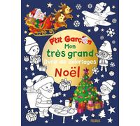 Nathalie Bélineau – Mon très grand livre de coloriages Noël – Document jeunesse – Broché