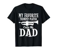Mon trompettiste préféré m'appelle Papa père T-Shirt