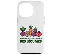 Mon Truc C’est De Cultiver des Légumes Humour Jardinage Coque pour iPhone 13 Pro