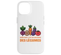 Mon Truc C’est De Cultiver des Légumes Humour Jardinage Coque pour iPhone 14