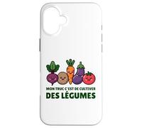 Mon Truc C’est De Cultiver des Légumes Humour Jardinage Coque pour iPhone 16 Plus