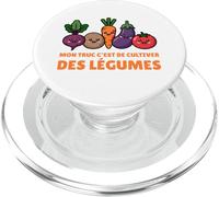 Mon Truc C’est De Cultiver des Légumes Humour Jardinage PopSockets PopGrip pour MagSafe