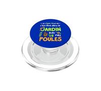Mon Truc C'est être dans Le Jardin avec Mes Poules Jardinier PopSockets PopGrip pour MagSafe