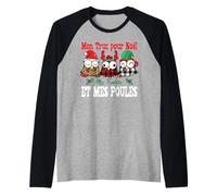 Mon Truc pour Noël Ma Famille et Mes Poules Cadeau Fêtes Manche Raglan