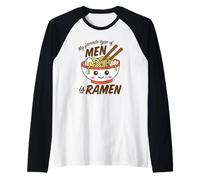 Mon Type préféré des Hommes est Ramen Kawaii Manche Raglan