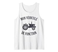 Mon véhicule de Fonction Humour Rural Agriculteur Tracteur Débardeur