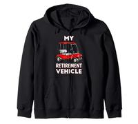 Mon véhicule de Retraite drôle Chariot de Golf Plan de Retraite Sweat à Capuche