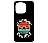 Mon véhicule de retraite drôle drone pilote retraite humour Coque pour iPhone 15 Pro
