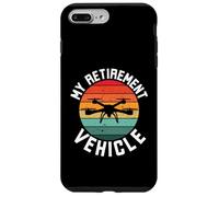Mon véhicule de retraite drôle drone pilote retraite humour Coque pour iPhone 7 Plus/8 Plus