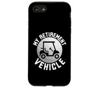 Mon véhicule de retraite drôle golfeur retraite chariot de golf blague Coque pour iPhone SE (2020) / 7 / 8