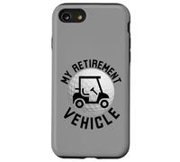 Mon véhicule de retraite drôle golfeur retraite chariot de golf Coque pour iPhone SE (2020) / 7 / 8
