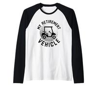 Mon véhicule de retraite drôle golfeur retraite chariot de golf Manche Raglan